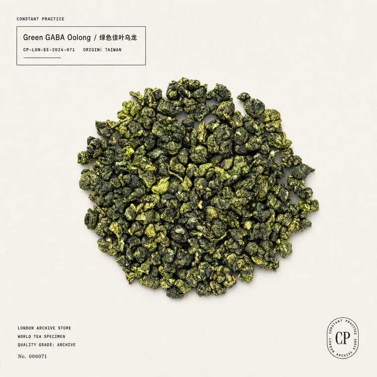 The design — Green GABA Oolong
