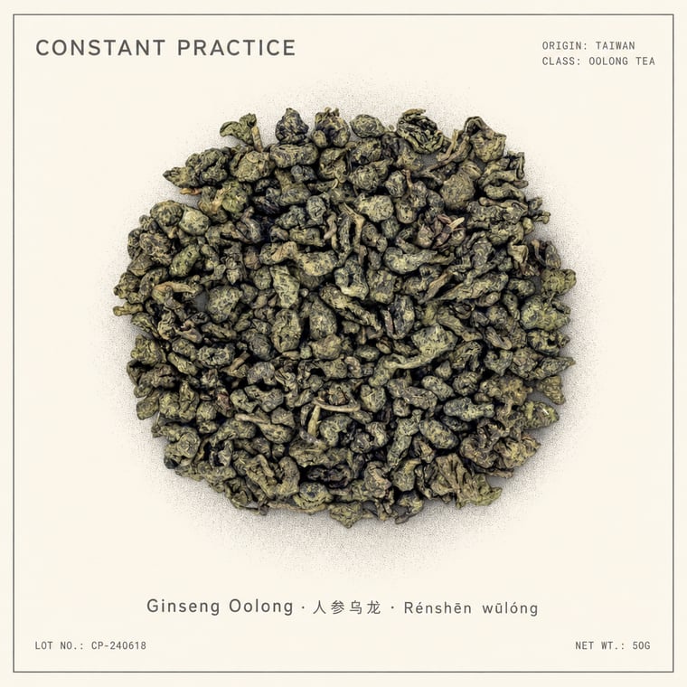 The design — Ginseng Oolong