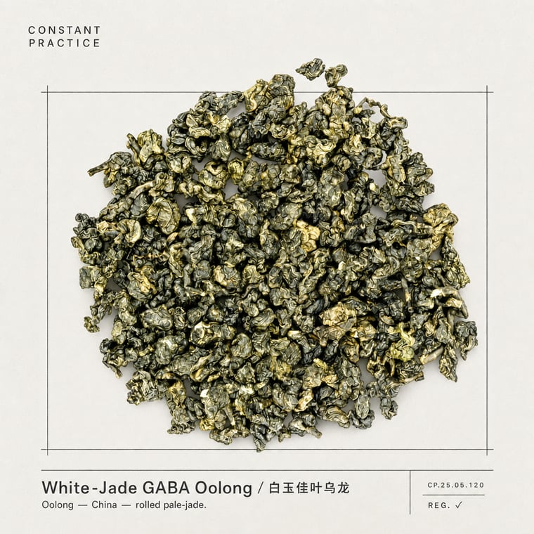 The design — White Jade GABA Oolong