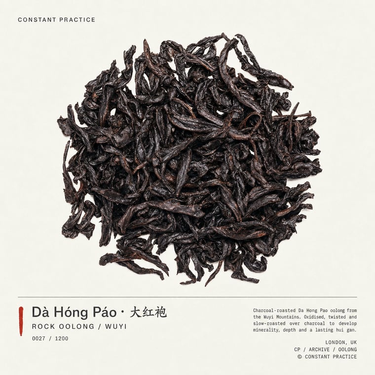 The design — Dà Hóng Páo